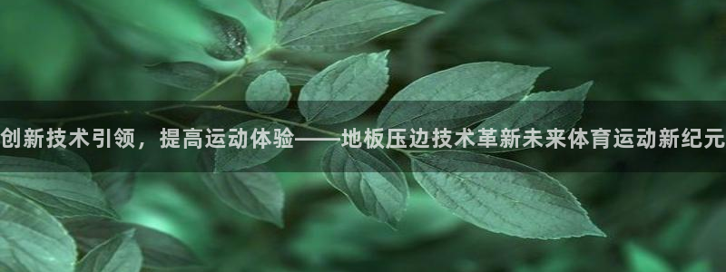 球王会体育：创新技术引领，提高运动体验——地板压边技术革新未来体育运动新纪元